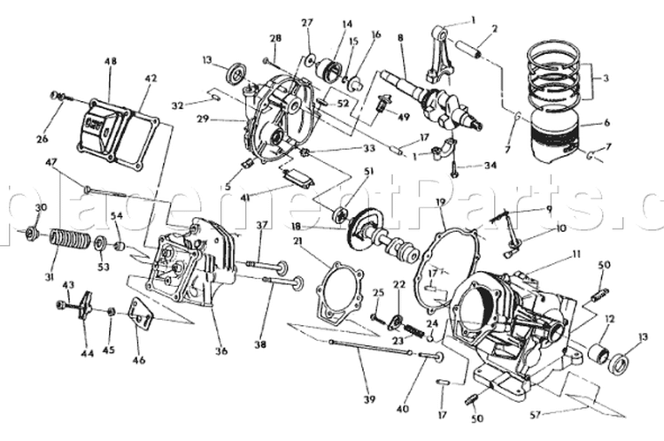 Page A Diagram and Parts List for 9898-0  Briggs and Stratton Generator